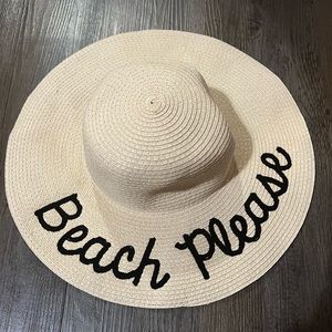 Beach please beach hat